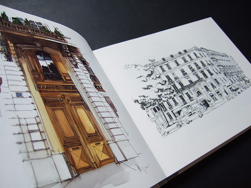 My Paris Sketchbook preview page