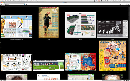 Sports infographics screenshot
