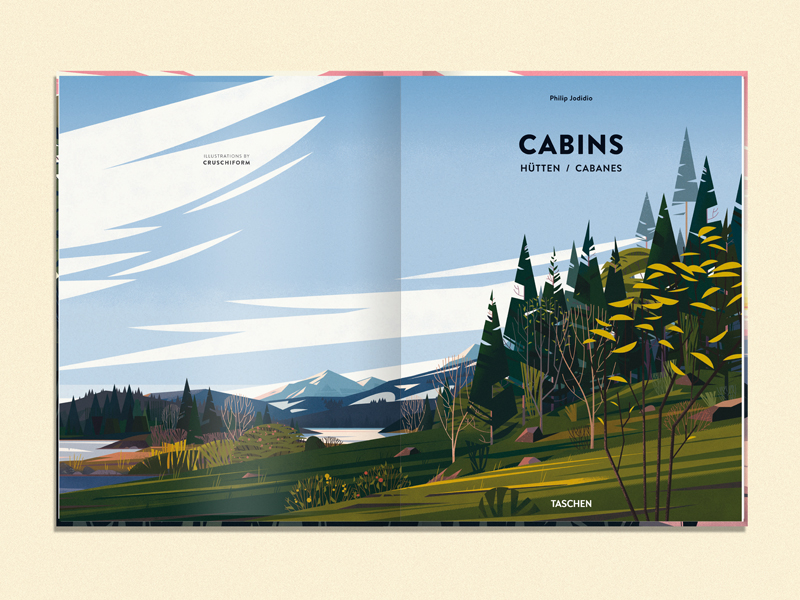 Cabins by Philip Jodidi, illustrations by Marie-Laure Cruschi - 01