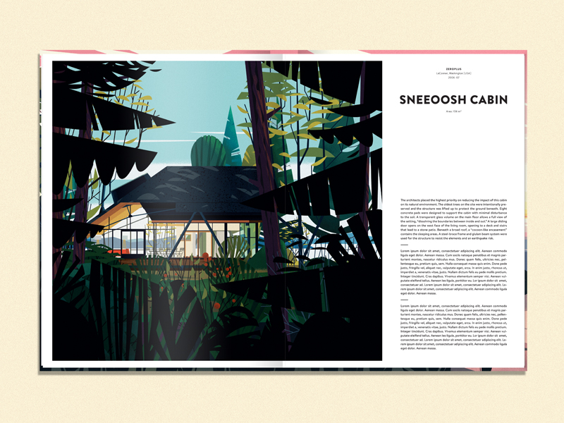 Cabins by Philip Jodidi, illustrations by Marie-Laure Cruschi - 02