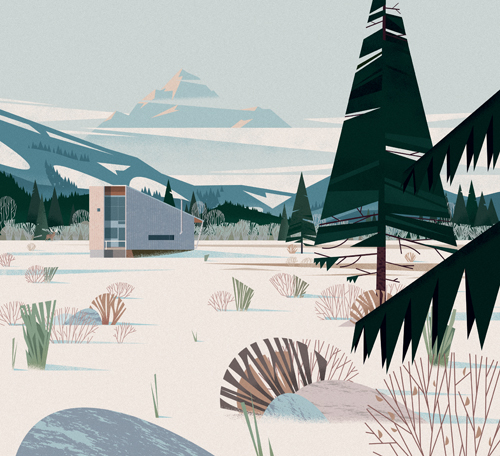 Cabins by Philip Jodidi, illustrations by Marie-Laure Cruschi - 05