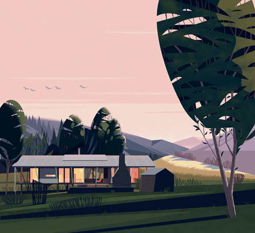 Cabins by Philip Jodidi, illustrations by Marie-Laure Cruschi - 09