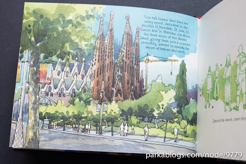 Drawing Around Sagrada Familia by Nina Johansson