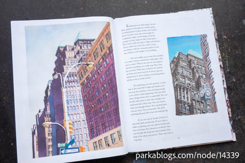 The City Scene from the Sidewalk by Alex Price - 03