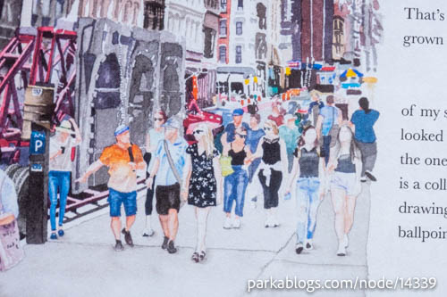 The City Scene from the Sidewalk by Alex Price - 11