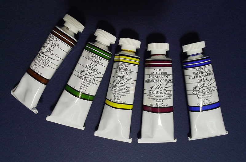 M. Graham Watercolor tubes