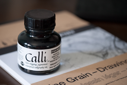 Daler-Rowney Calli Calligraphy Ink - 1 oz, Jet Black