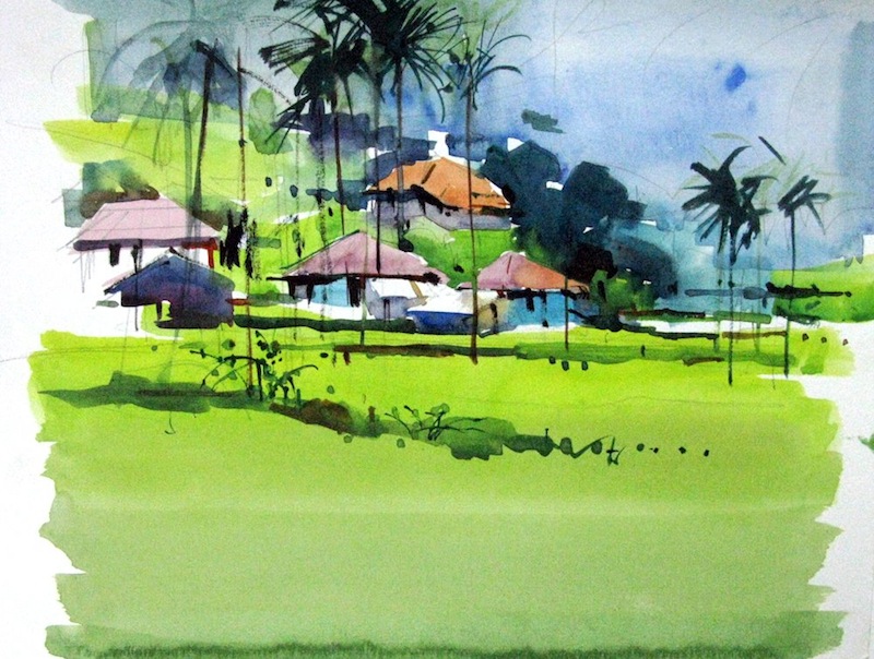 Milind Mulick Watercolour Paintings - 11