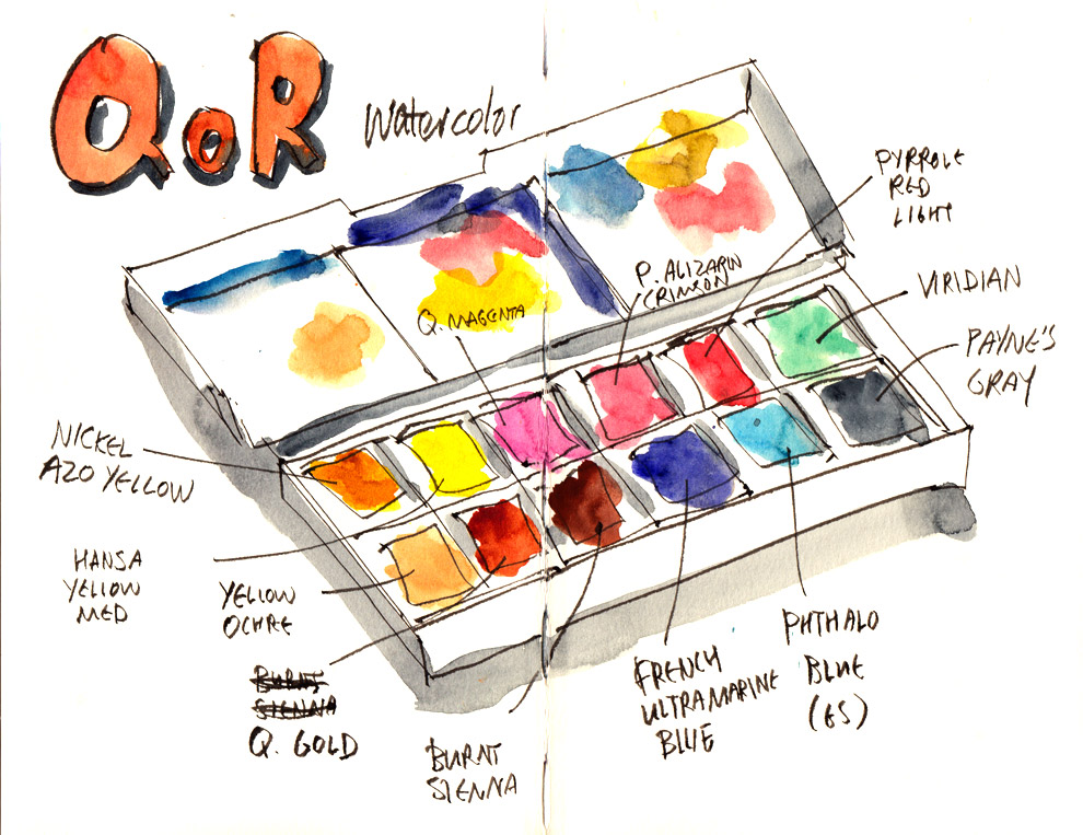 Review: QoR Modern Watercolor (Introductory Set of 12)