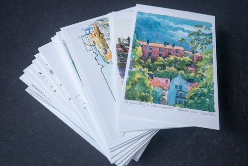 Urban Sketching: 100 Postcards: 100 Beautiful Location Sketches from Around the World - 09